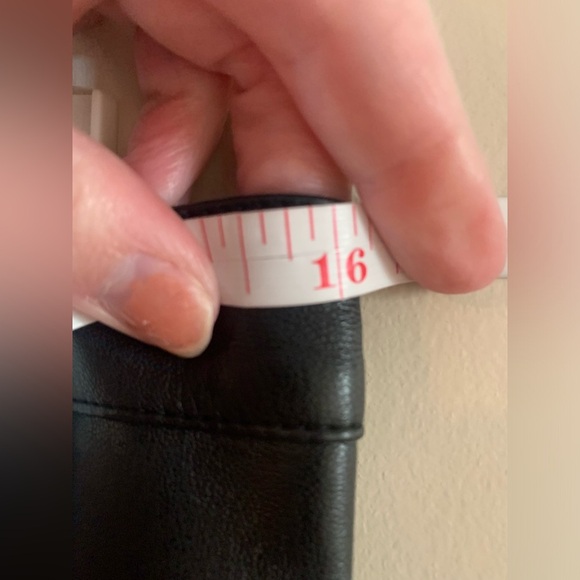 Mustard Seed Black Faux Leather Wide Leg Pants - Picture 4 of 8